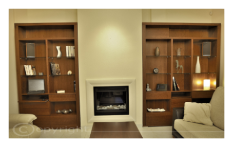 Cojunto de Salon cerezo con cajones push